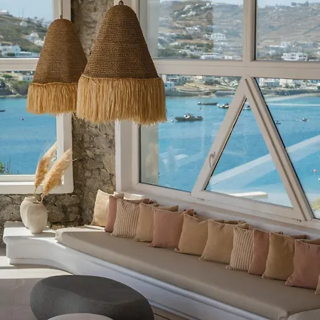 别墅 Delta - Heated Pool Option - Mg Mykonos *