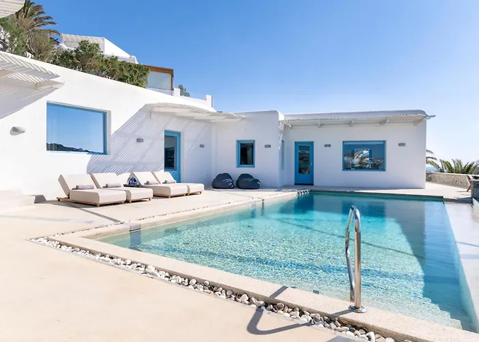 Delta - Heated Pool Option - Mg Mykonos Villa *